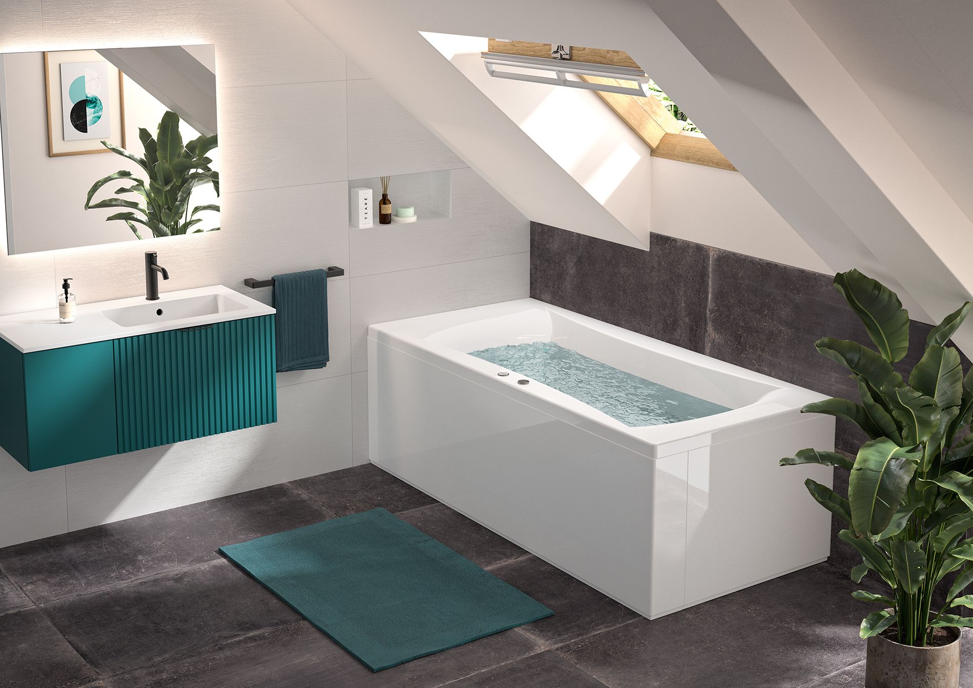 BAÑERA CONCERTO 200X95 - VISTA AMBIENTE