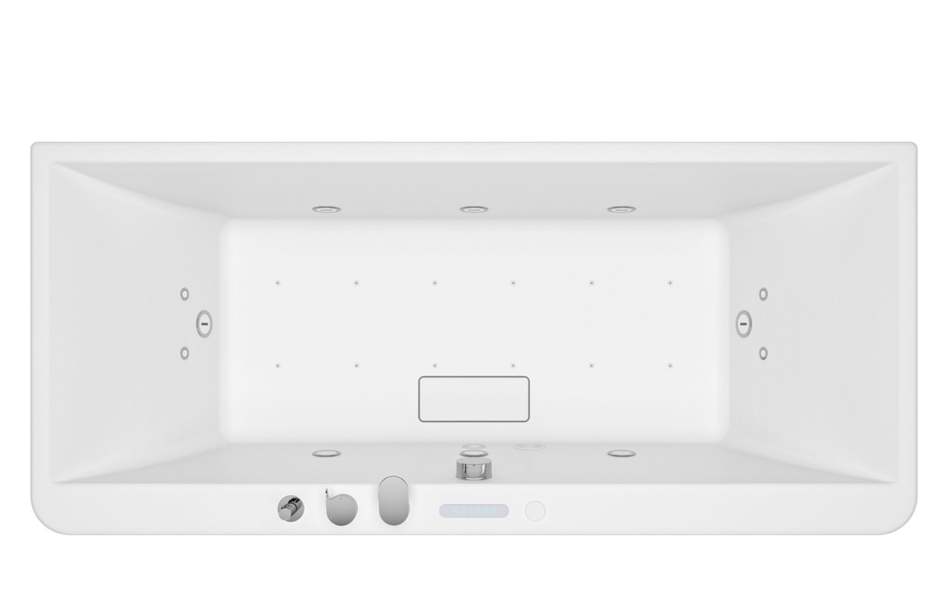 BAÑERA SLIM EDGE - VISTA SUPERIOR