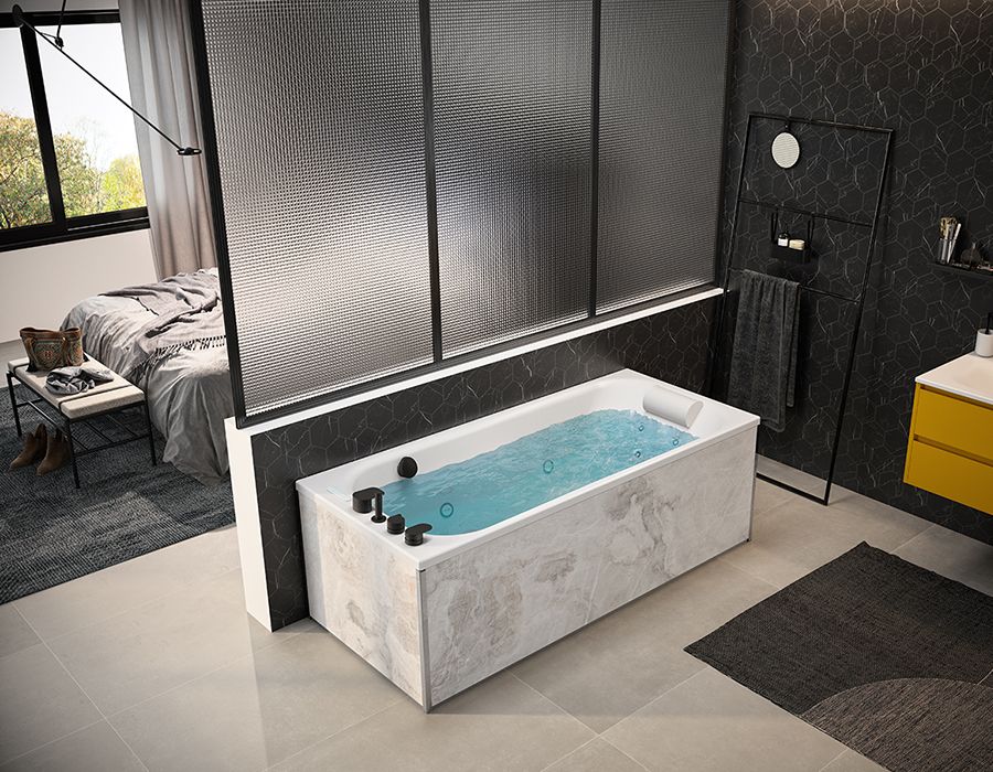 Bañera de hidromasaje rectangular ZUMBA