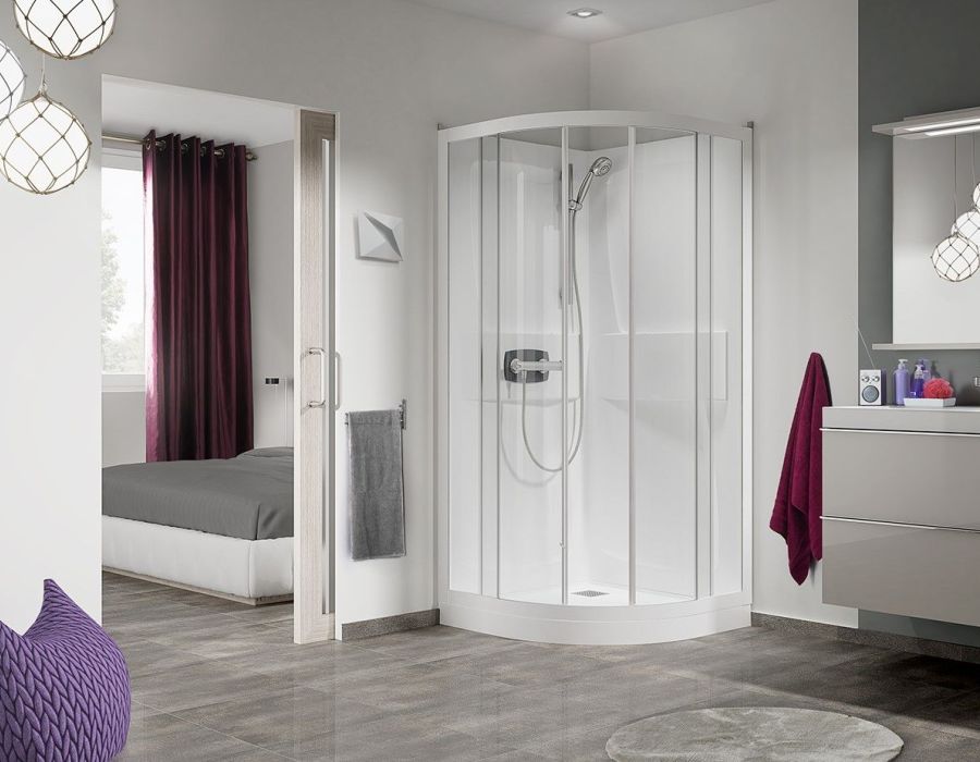 CABINA DUCHA ANGULARES 80 90 KINEPRIME 