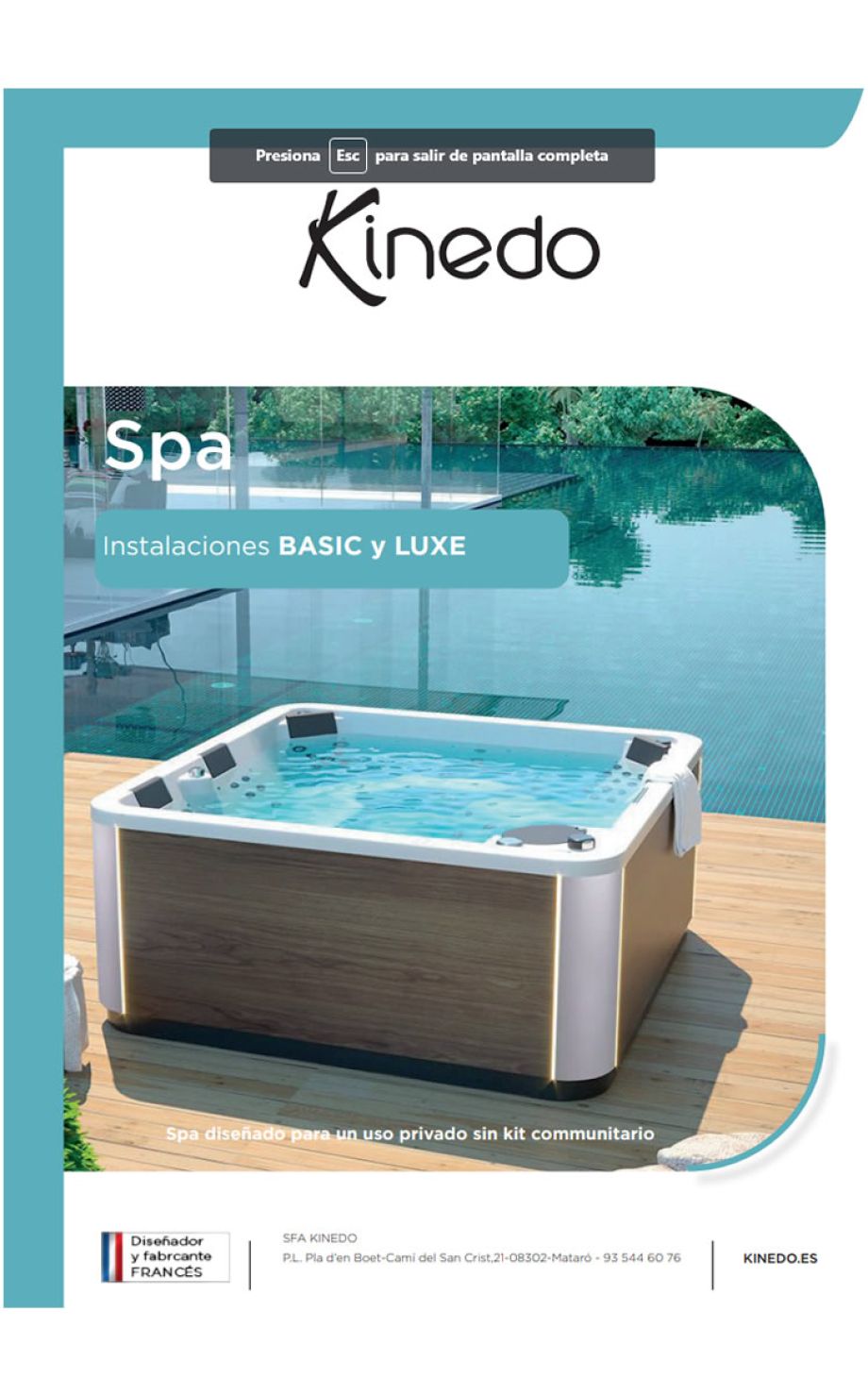 Instalación SPA Basic y Luxe